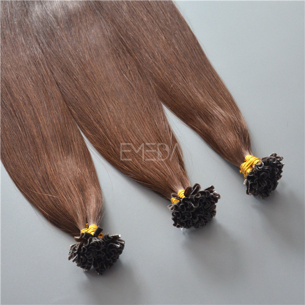 Europe Grade 8A pre bonded Brazilian hair extensions aftercare YJ121